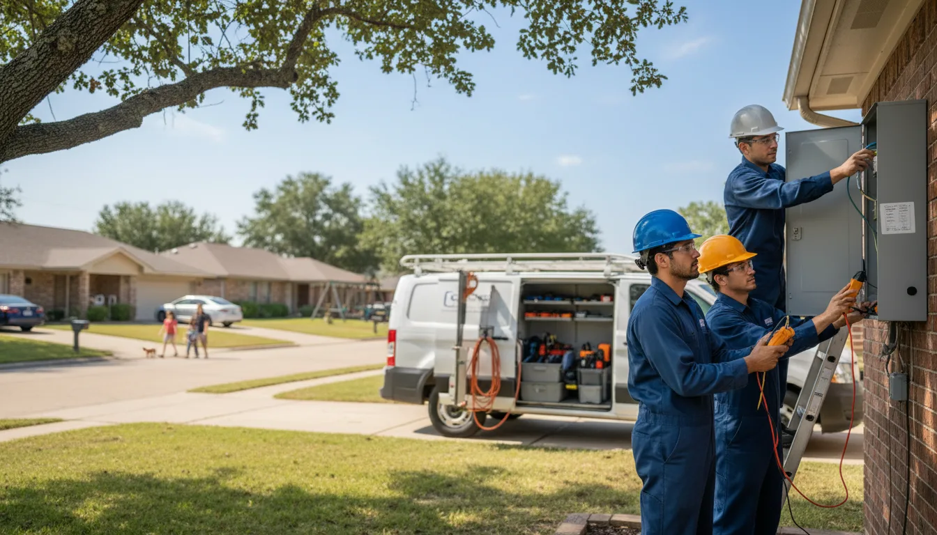 Certified electrician providing emergency electrical services in Salvisa, KY